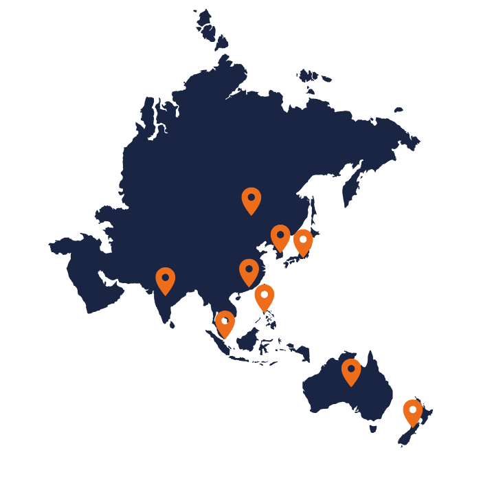 map asia oceania