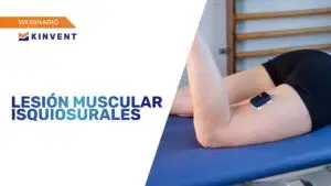 Banner del seminario web 'Abordaje de una Lesión Muscular en los Isquiosurales' impartido por Rubén Cabanillas