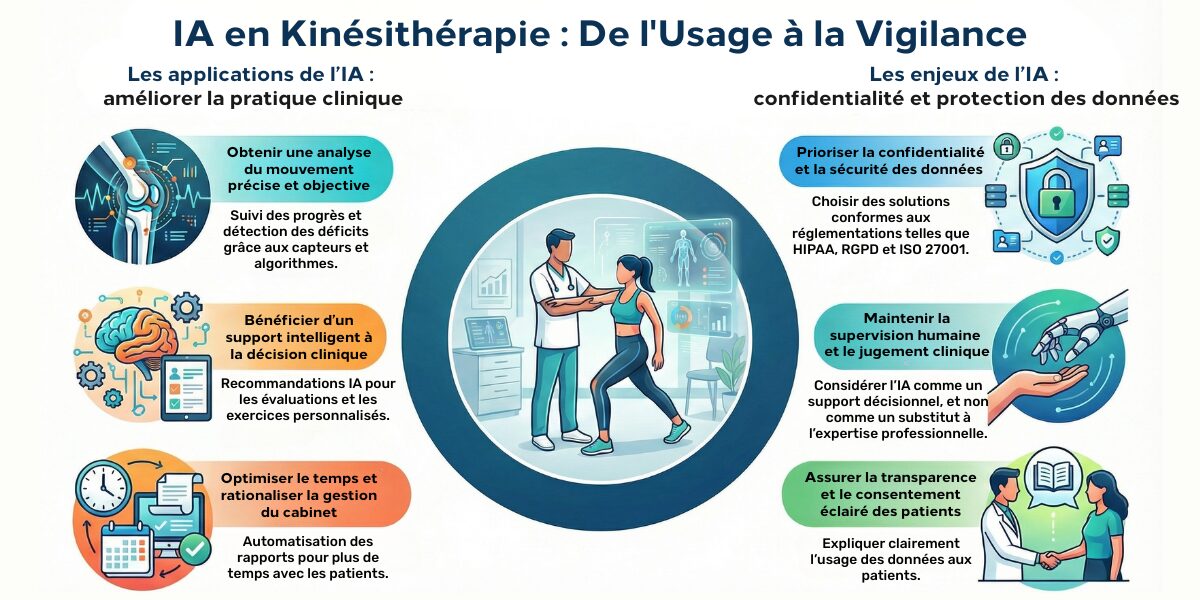 IA et la gestion des données en kinésithérapie
