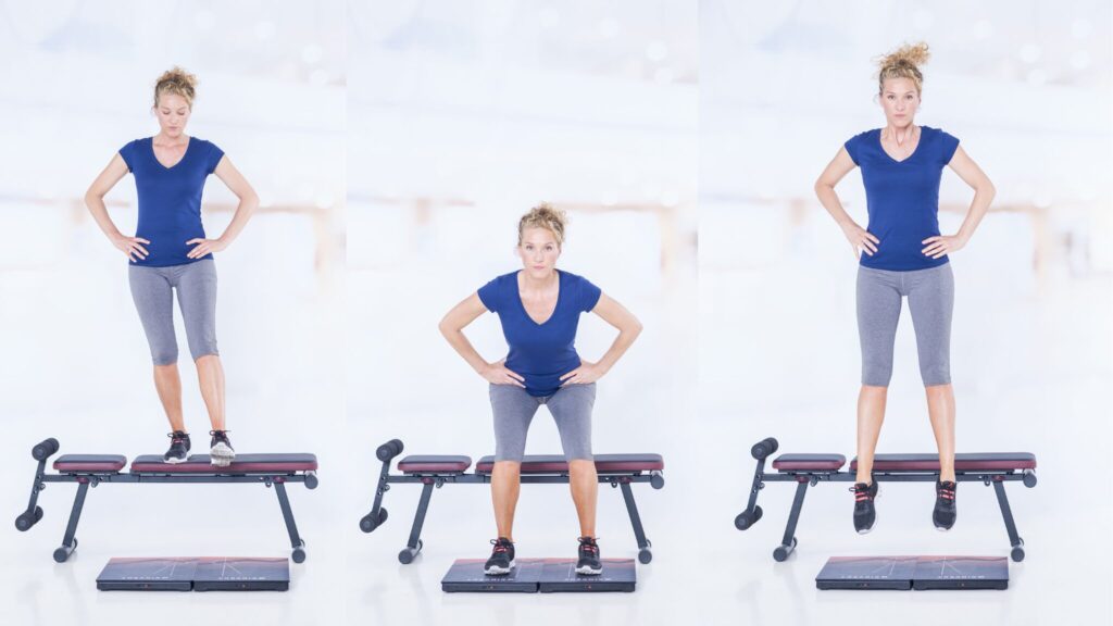 analyse des courbes force–temps au drop jump