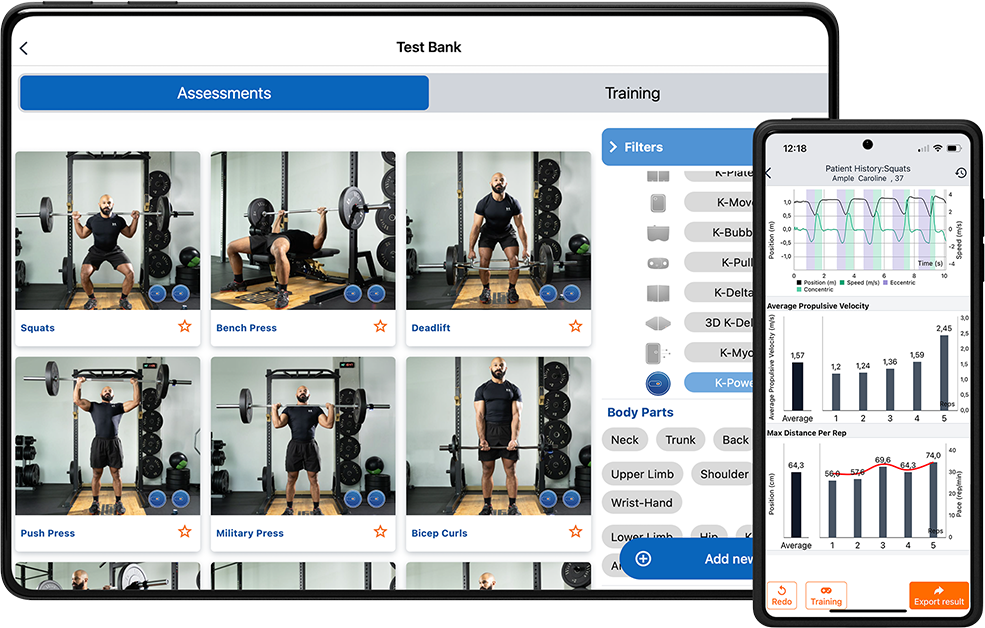 velocity based training with k-power and the kinvent app