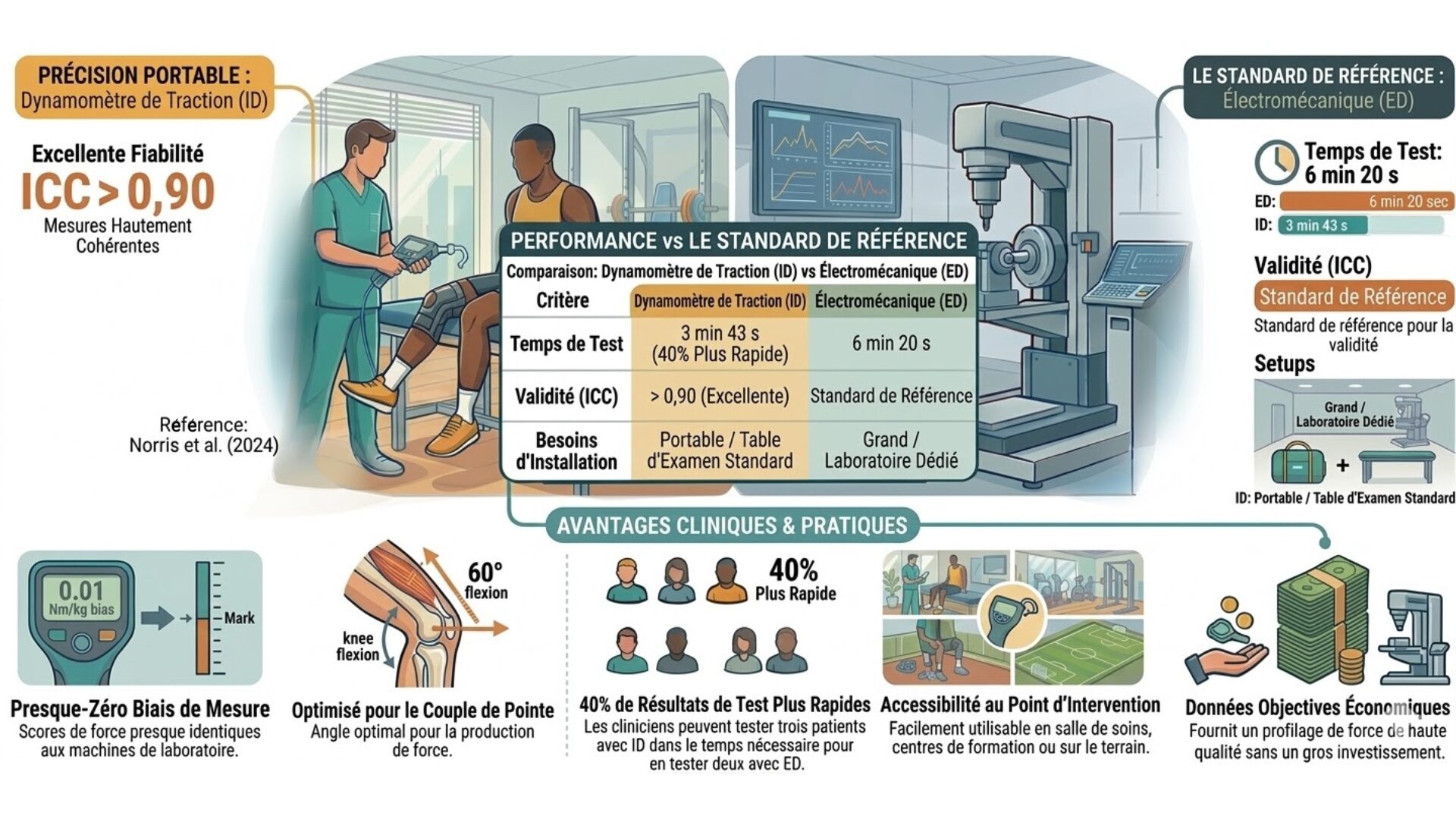 Fiabilité de la dynamométrie de traction en rééducation du LCA : une alternative valide au testing isocinétique de référence 1 fiabilité de la dynamométrie de traction en rééducation du LCA