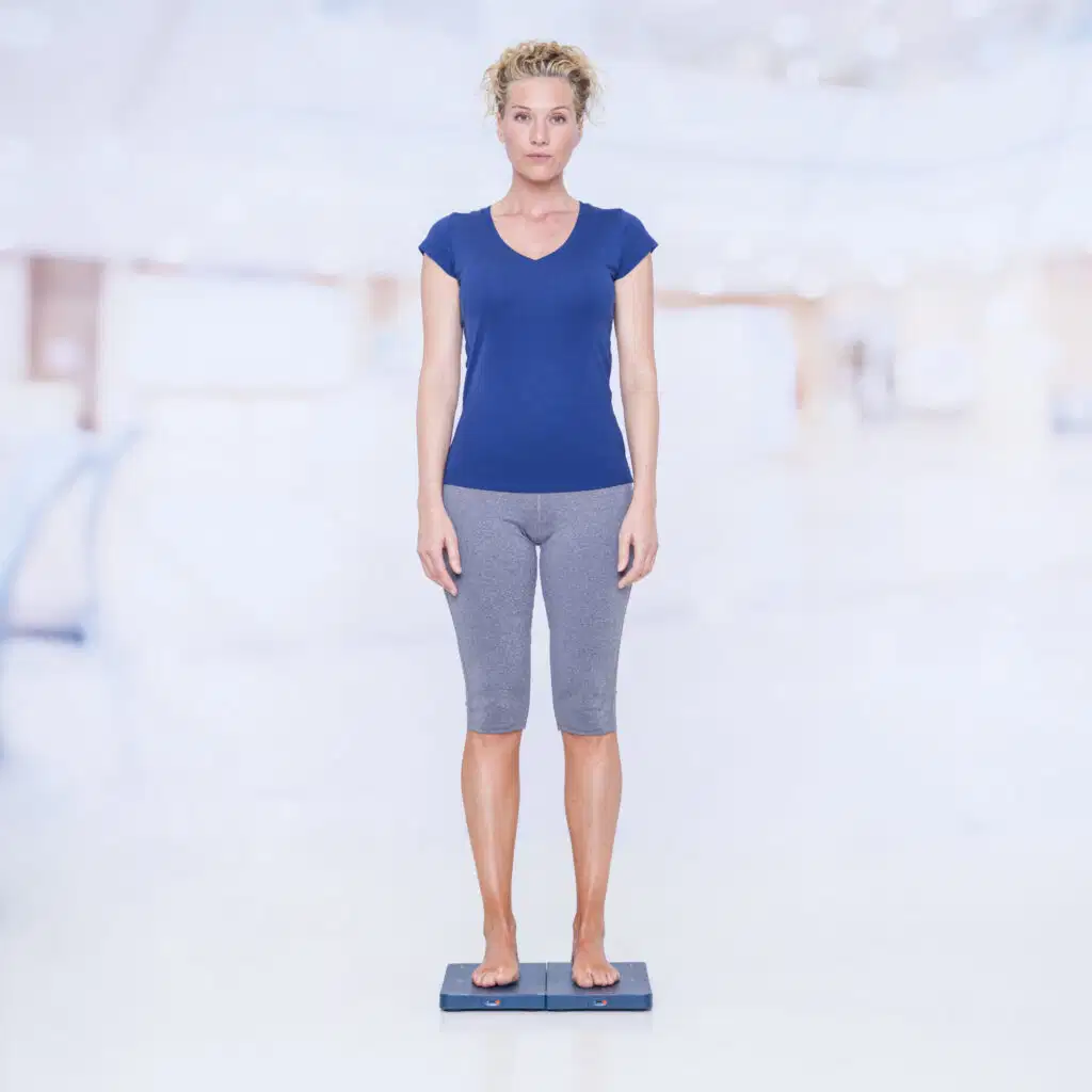 équilibre bipodal double leg balance