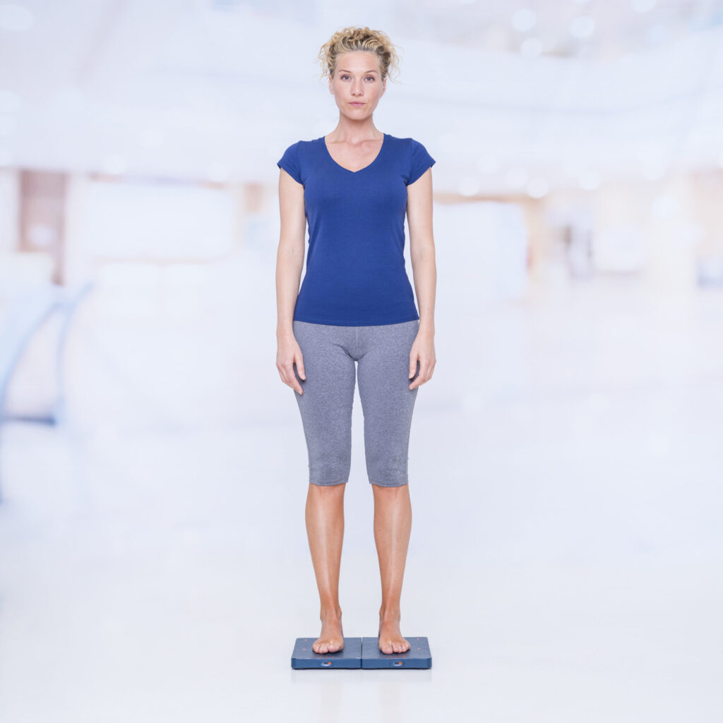 équilibre bipodal double leg balance