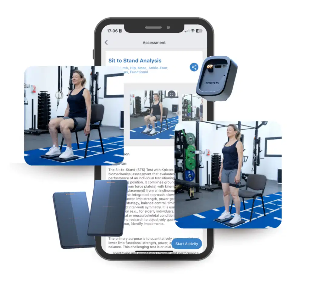 Sit to Stand in the Kinvent App: Analyzing Kraft and Movement