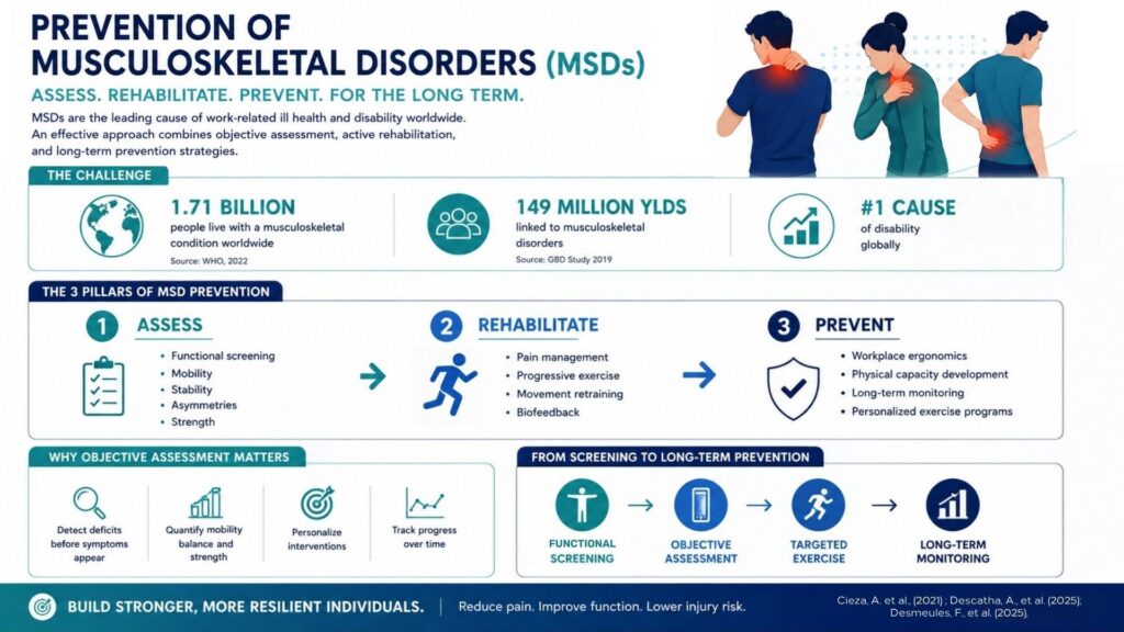prevention of musculoskeletal disorders infography