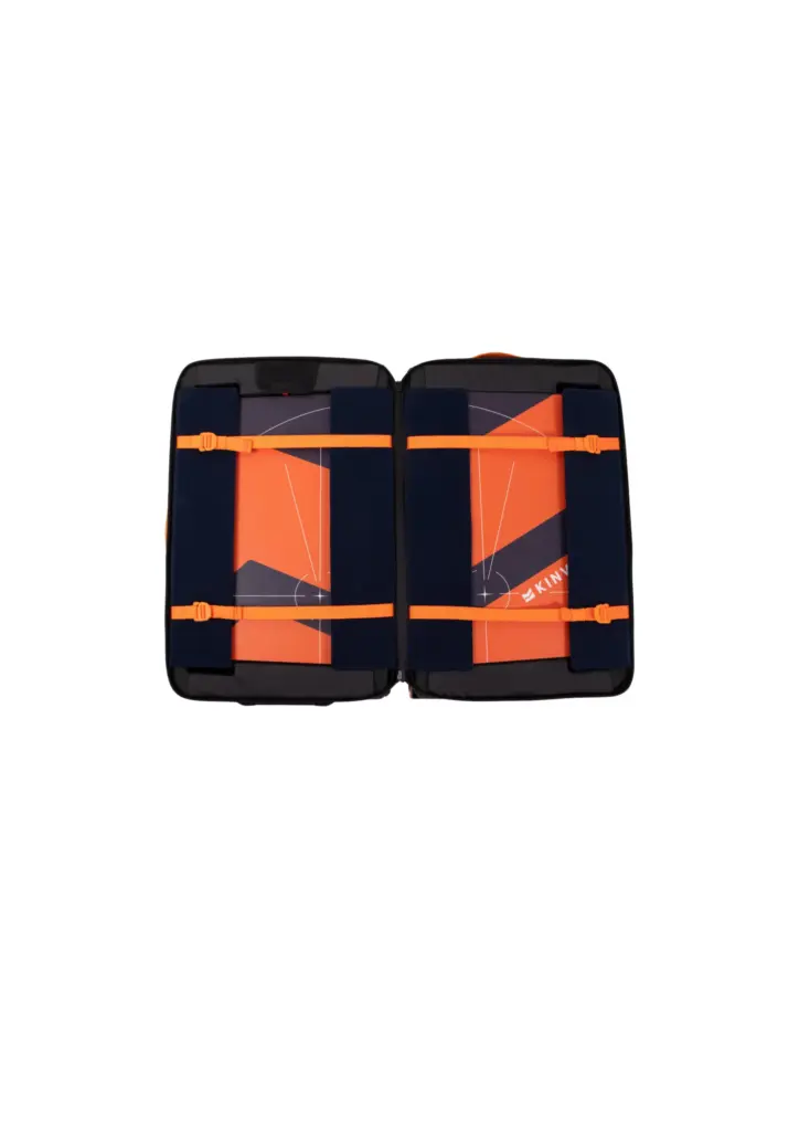 K-Deltas suitcase for convenient storage and transport