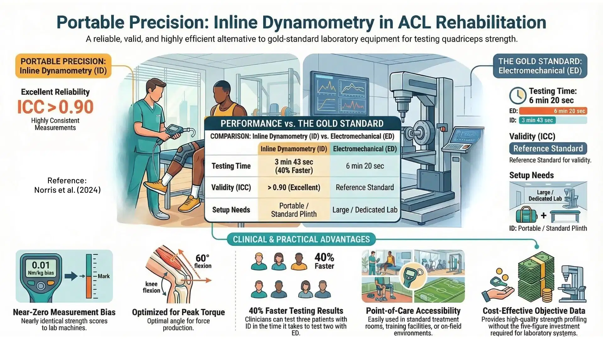 Zuverlässigkeit der Inline-Dynamometrie in der ACL-Rehabilitation: Eine valide Alternative zur Goldstandard-Isokinetik 1 Reliabilität der Inline-Dynamometrie in der VKB-Rehabilitation