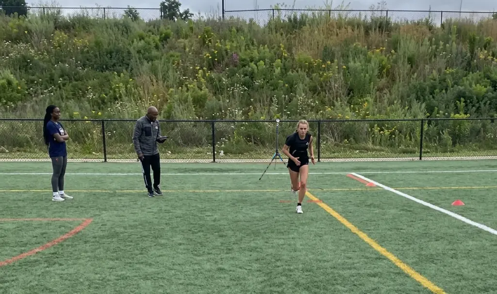 10 sprint yards test with K-Power
